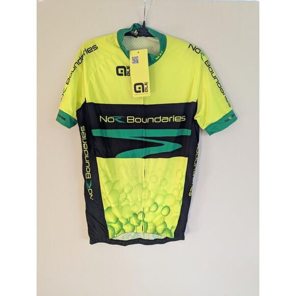 ALE Cycling No Boundaries Cycling Jersey High Vis Full Zip NWT Women's Large - Picture 1 of 10